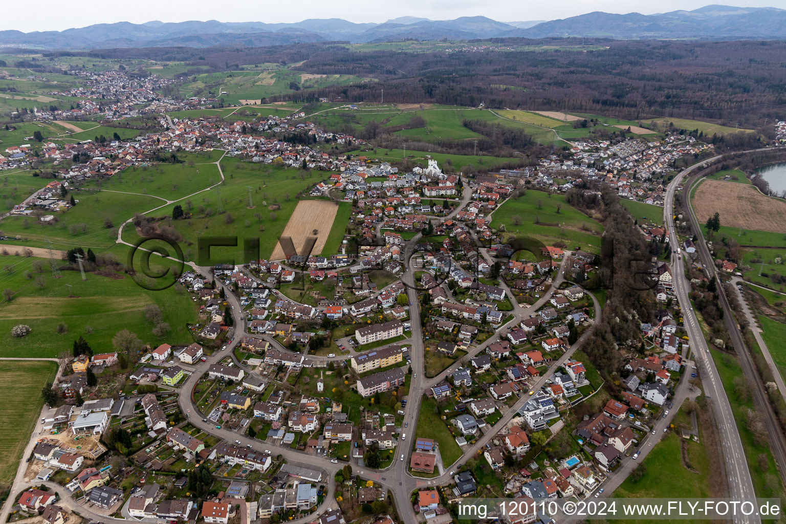 District of Karsau in Rheinfelden in the state Baden-Wuerttemberg, Germany