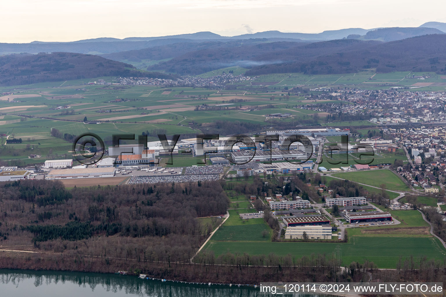 Riburg Industrial Area in Möhlin in the state Aargau, Switzerland