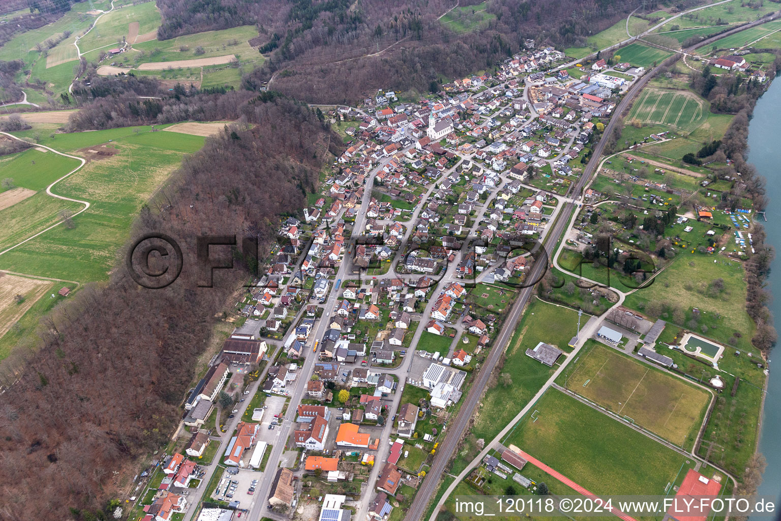 Schwörstadt in the state Baden-Wuerttemberg, Germany