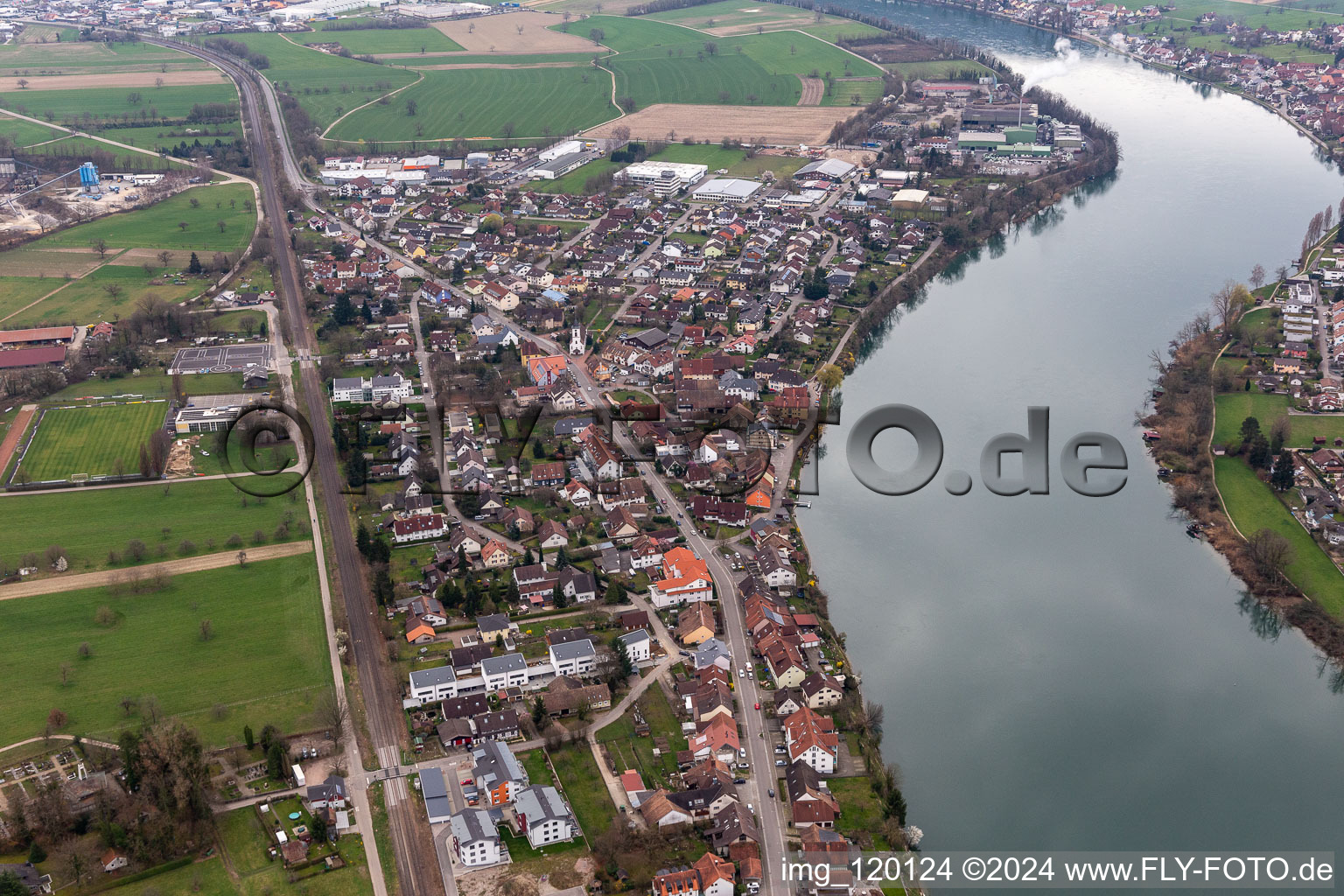 District Wallbach in Bad Säckingen in the state Baden-Wuerttemberg, Germany