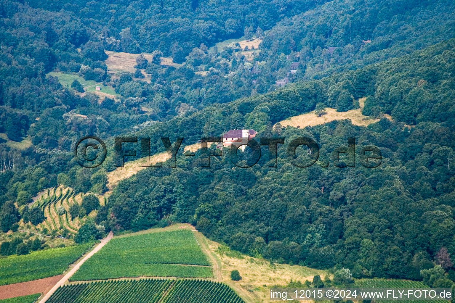 Ilbesheim bei Landau in der Pfalz in the state Rhineland-Palatinate, Germany from above