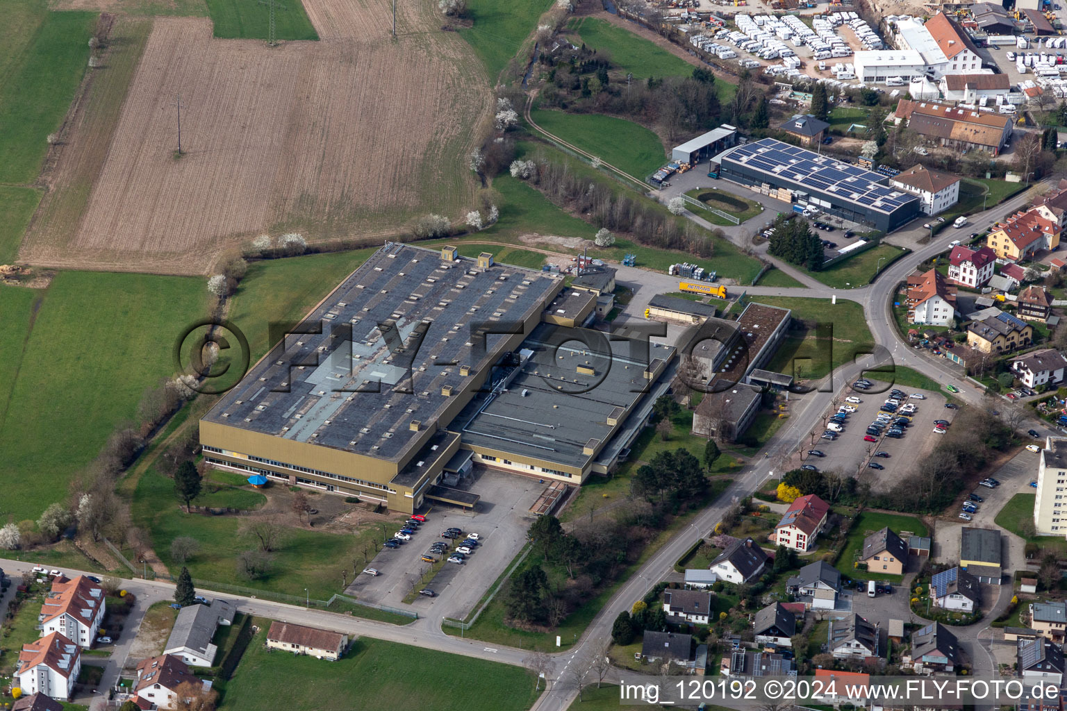 Company grounds and facilities of Global Safety Textiles in Maulburg in the state Baden-Wuerttemberg, Germany