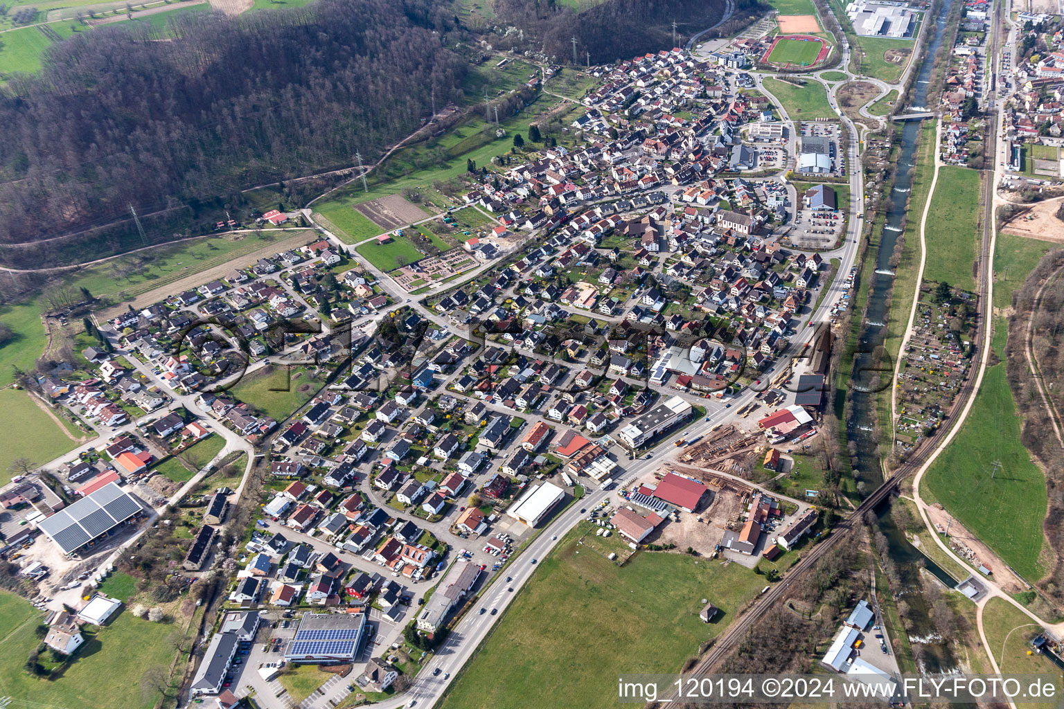 District Höllstein in Steinen in the state Baden-Wuerttemberg, Germany