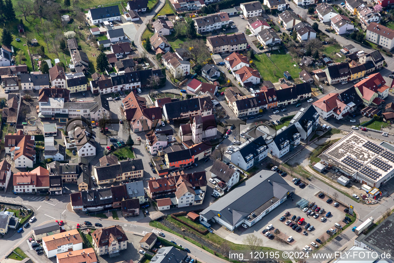 Church building in the village of in Hoellstein in the state Baden-Wuerttemberg, Germany