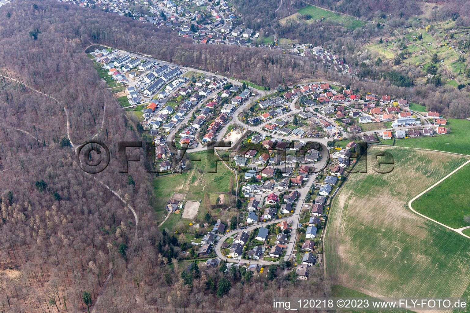 District Grenzach in Grenzach-Wyhlen in the state Baden-Wuerttemberg, Germany
