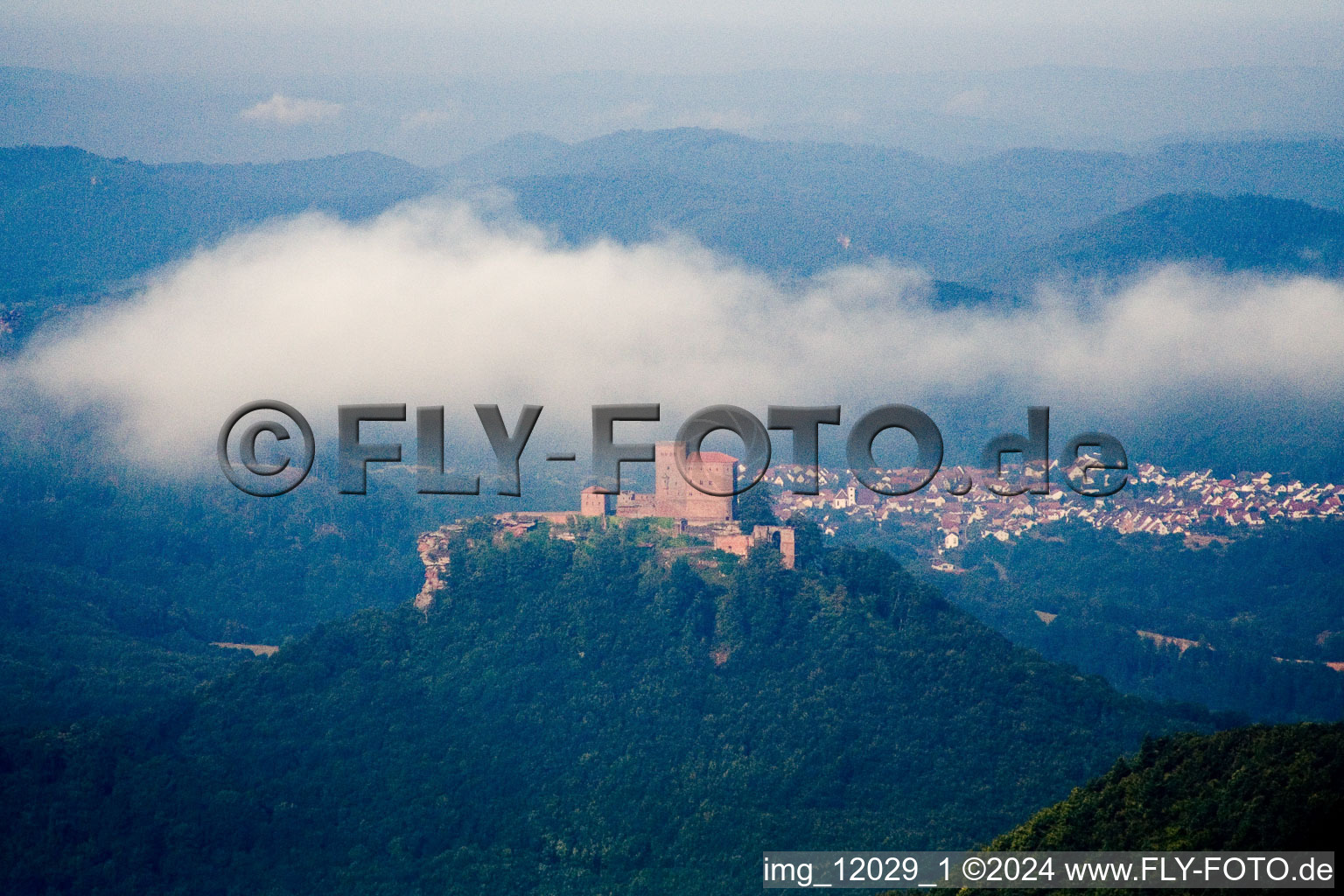 Castle of Burg Trifels in Annweiler am Trifels in the state Rhineland-Palatinate