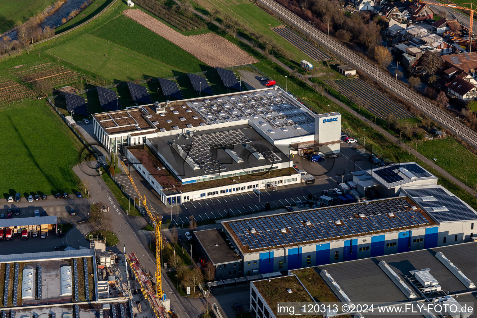 Company grounds and facilities of BENZ GmbH factoryzeugsysteme in Haslach im Kinzigtal in the state Baden-Wuerttemberg, Germany