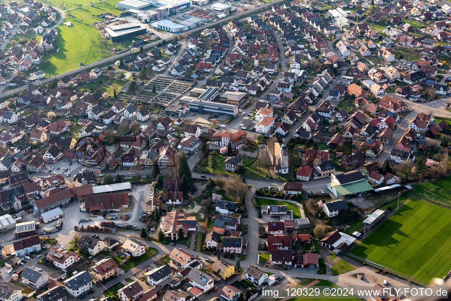 Parish Church of the Holy Cross in Steinach in the state Baden-Wuerttemberg, Germany