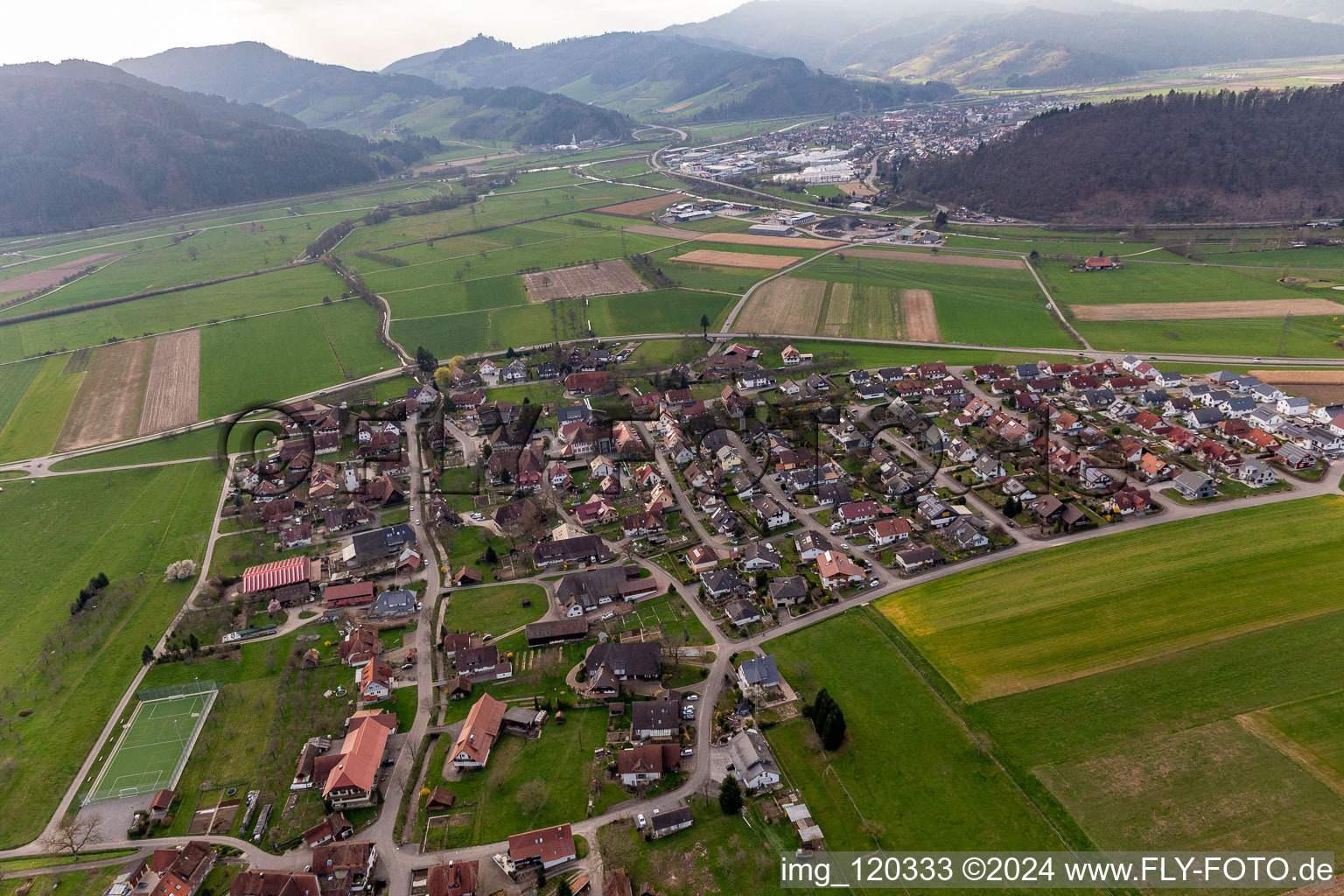 District Unterentersbach in Zell am Harmersbach in the state Baden-Wuerttemberg, Germany