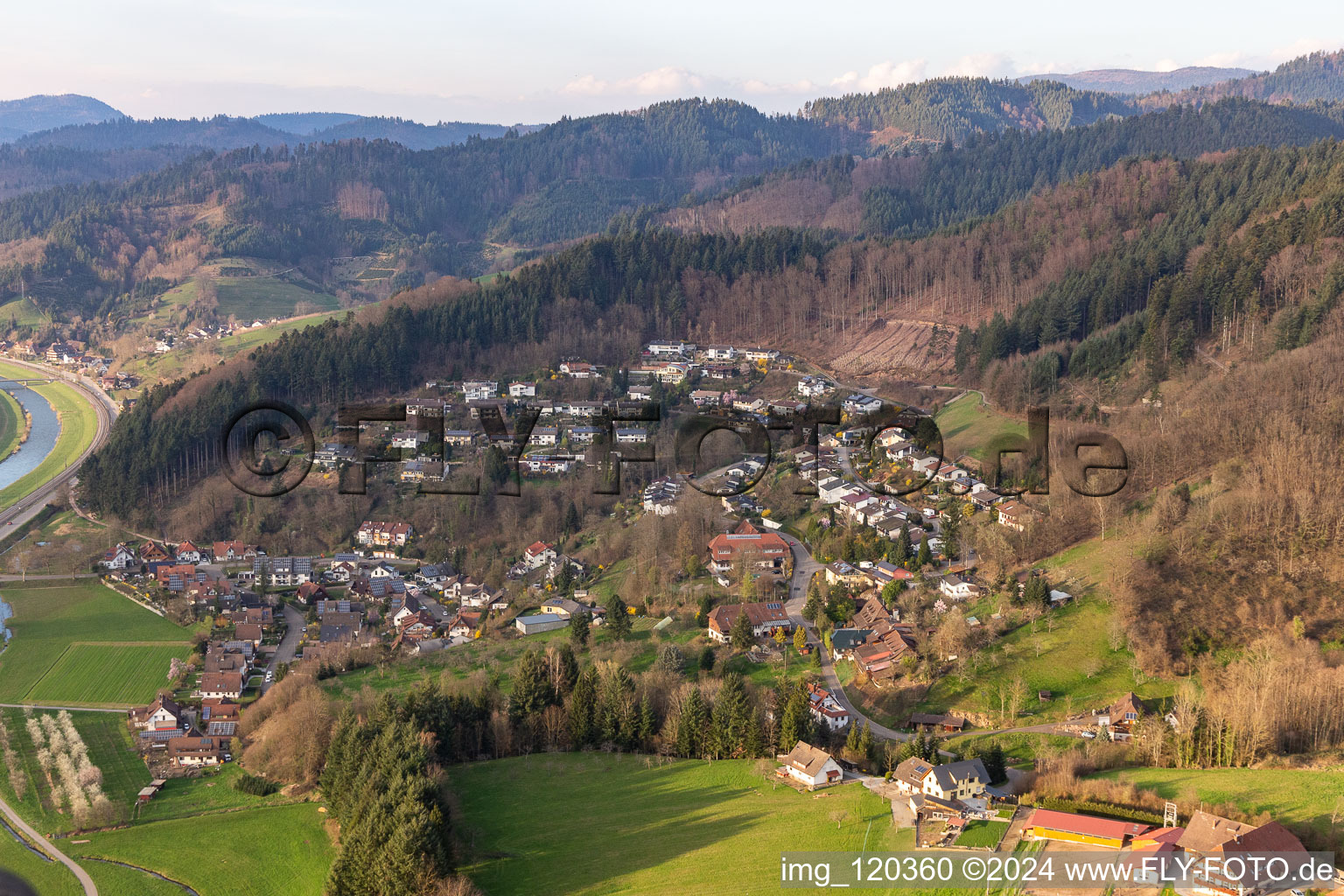 District Schwaibach in Gengenbach in the state Baden-Wuerttemberg, Germany