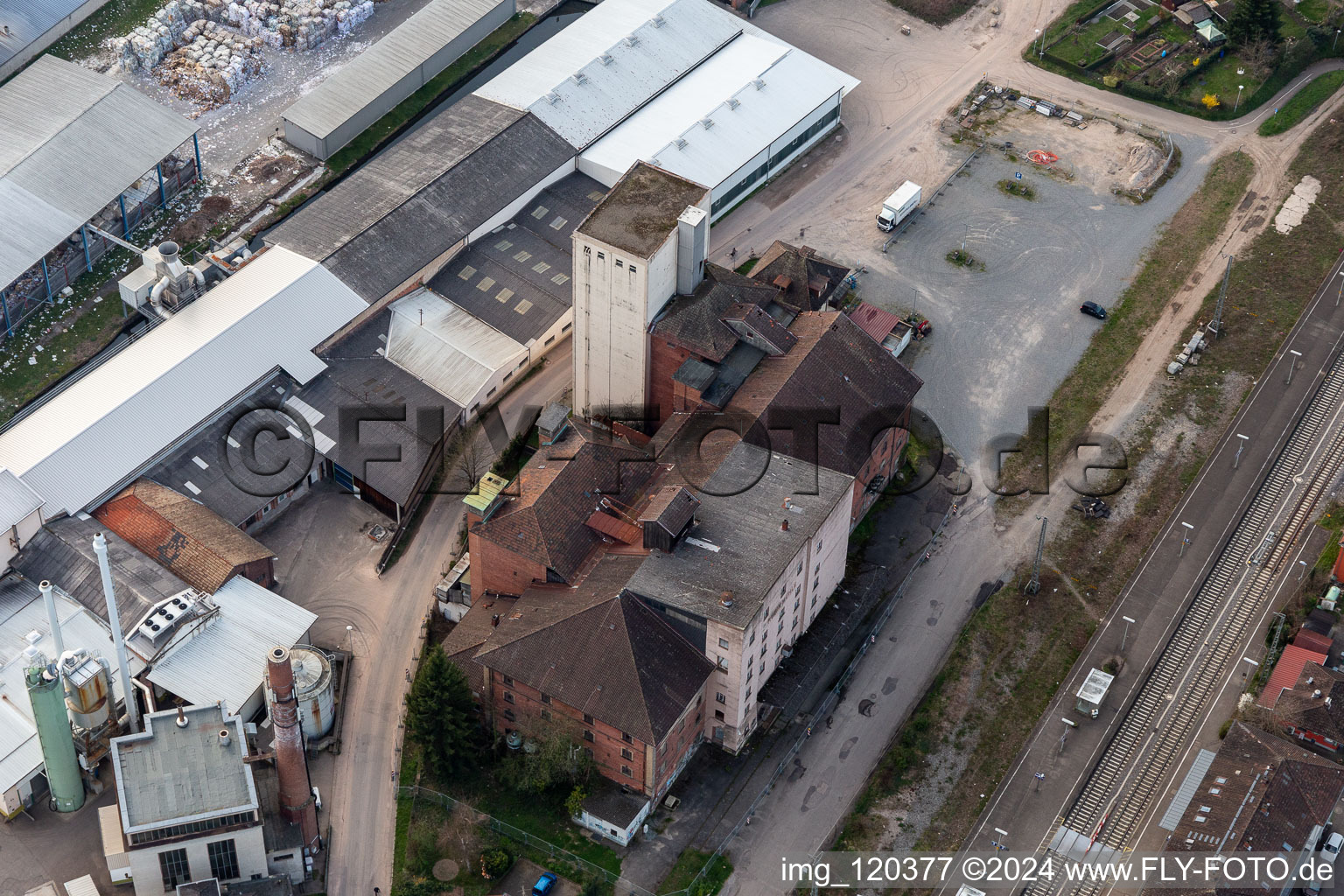 Drone image of Gengenbach in the state Baden-Wuerttemberg, Germany