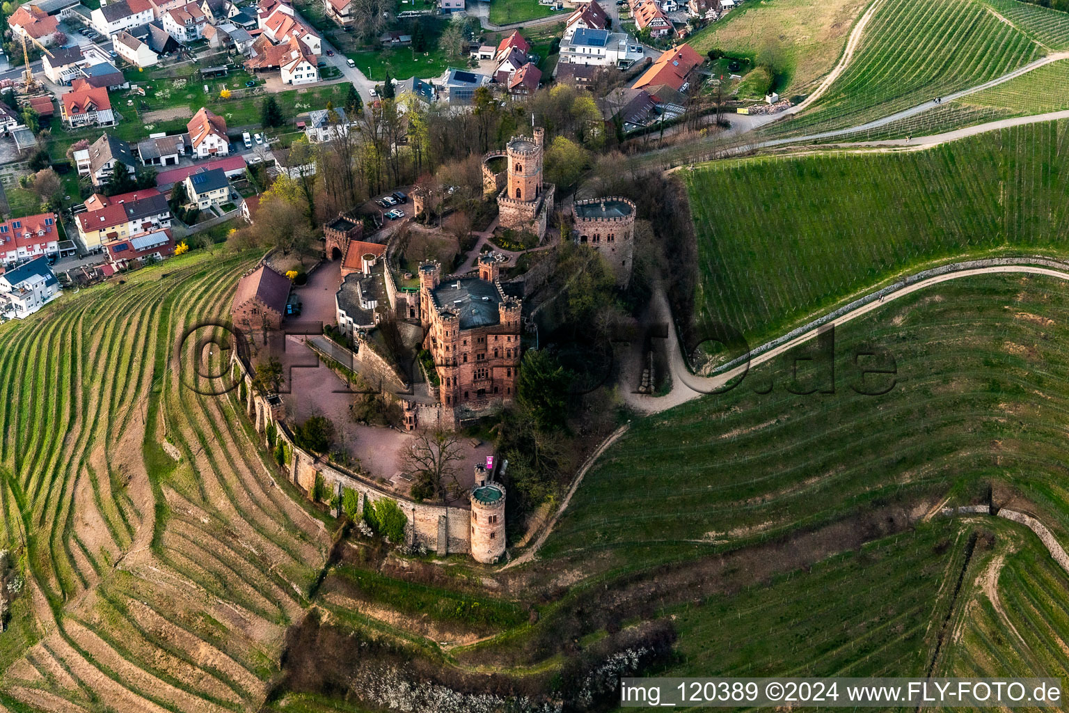 Castle of in Ortenberg in the state Baden-Wuerttemberg, Germany