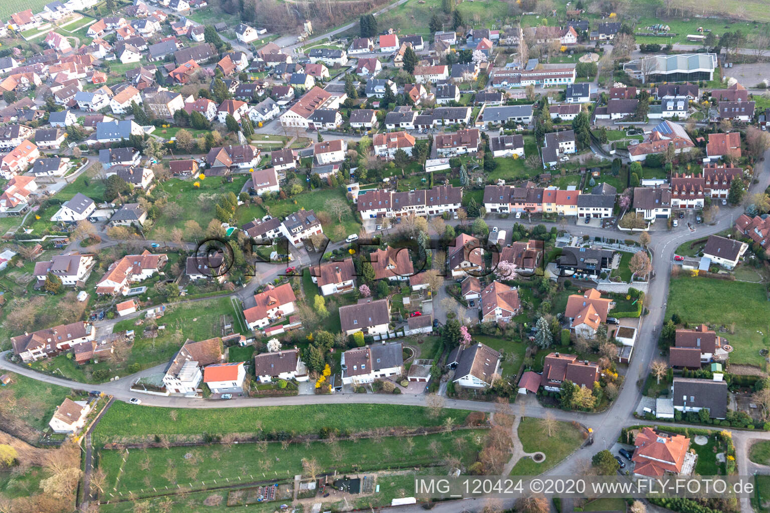 In the Laulesgarten in the district Fessenbach in Offenburg in the state Baden-Wuerttemberg, Germany