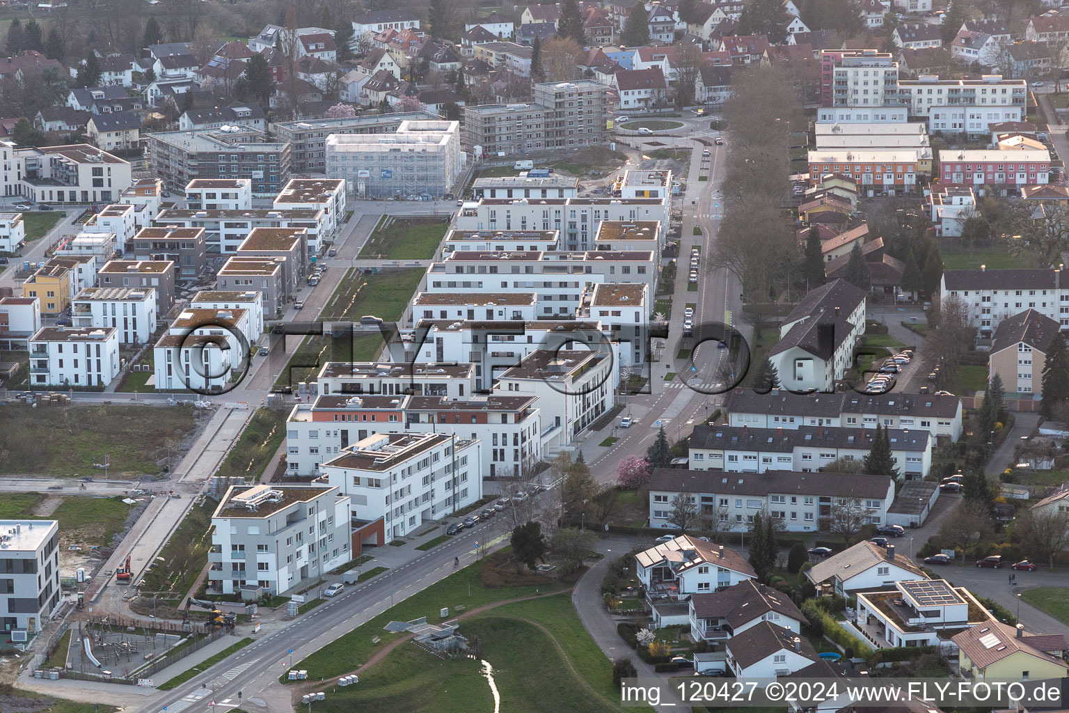 In silk thread in Offenburg in the state Baden-Wuerttemberg, Germany