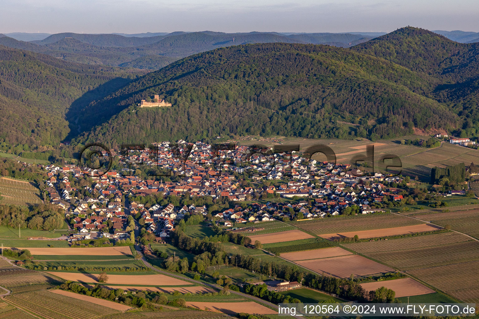 Landeck Castle in Klingenmünster in the state Rhineland-Palatinate, Germany