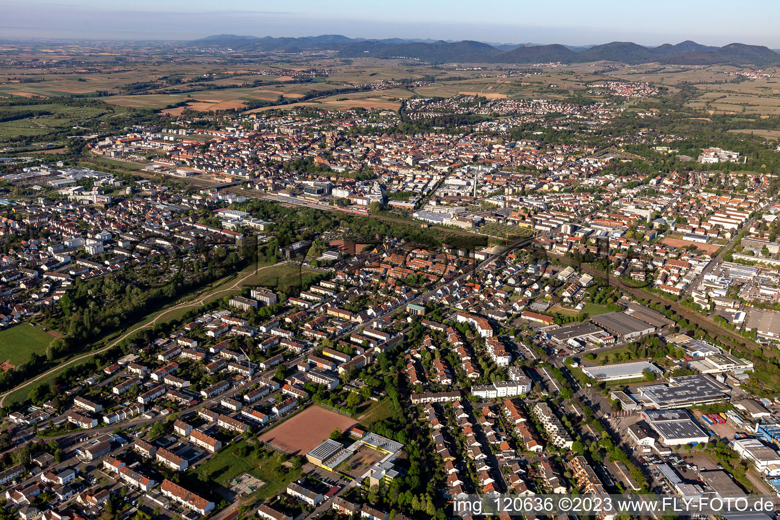 Horststrasse in the district Queichheim in Landau in der Pfalz in the state Rhineland-Palatinate, Germany