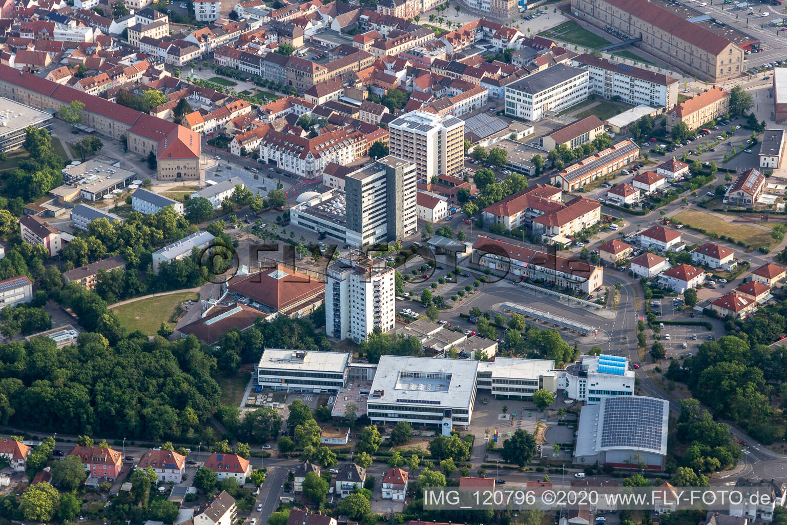 Goethe High School in Germersheim in the state Rhineland-Palatinate, Germany