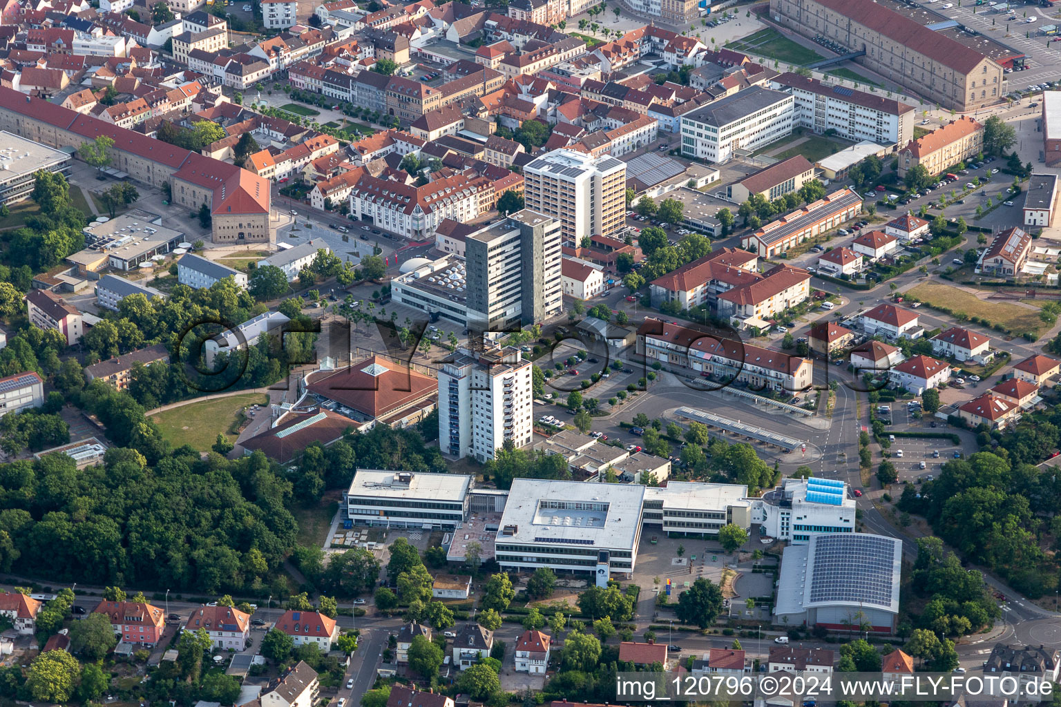 Goethe-Gymnasium in Germersheim in the state Rhineland-Palatinate, Germany