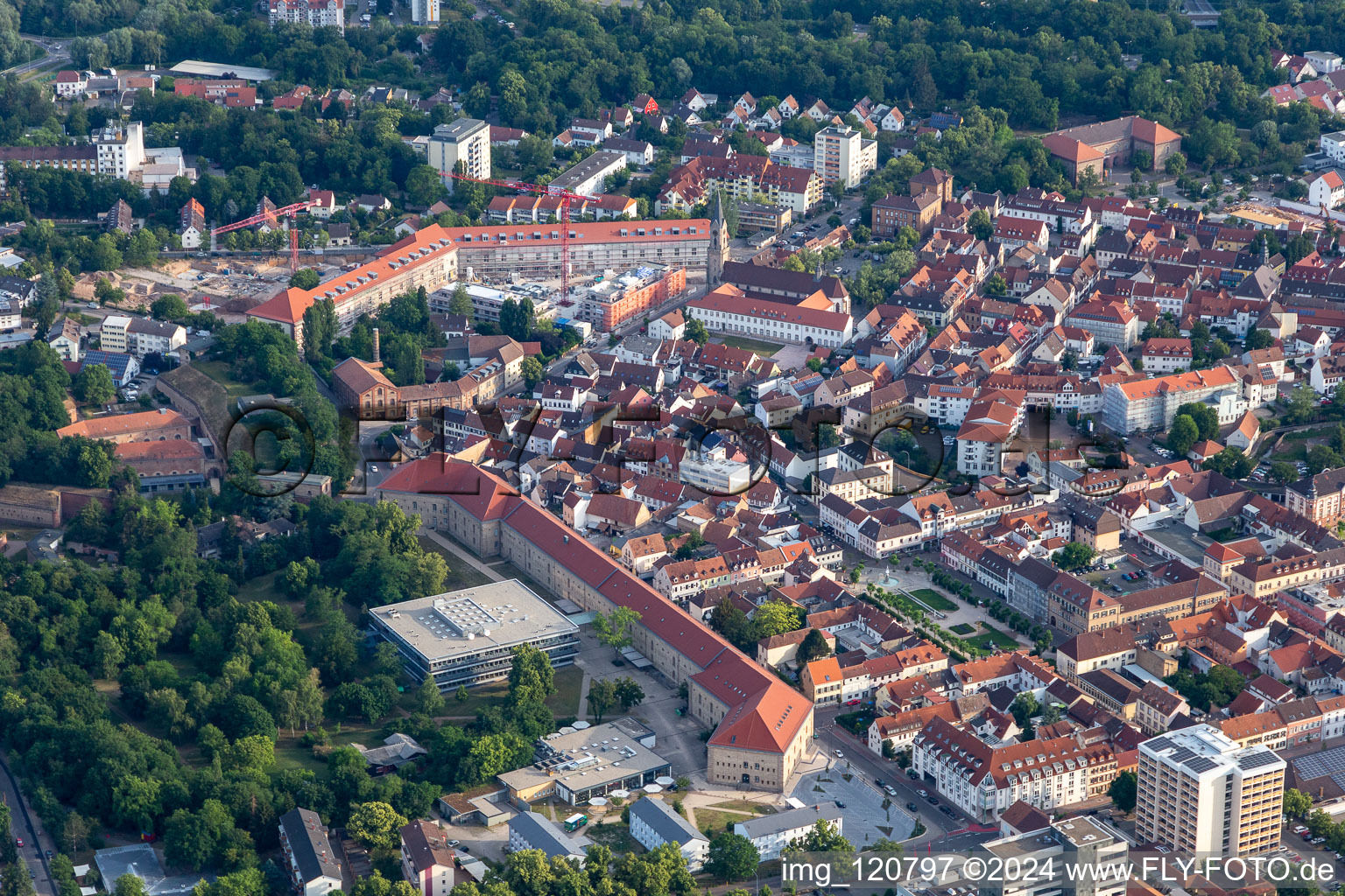 University Campus FTSK in Germersheim in the state Rhineland-Palatinate, Germany