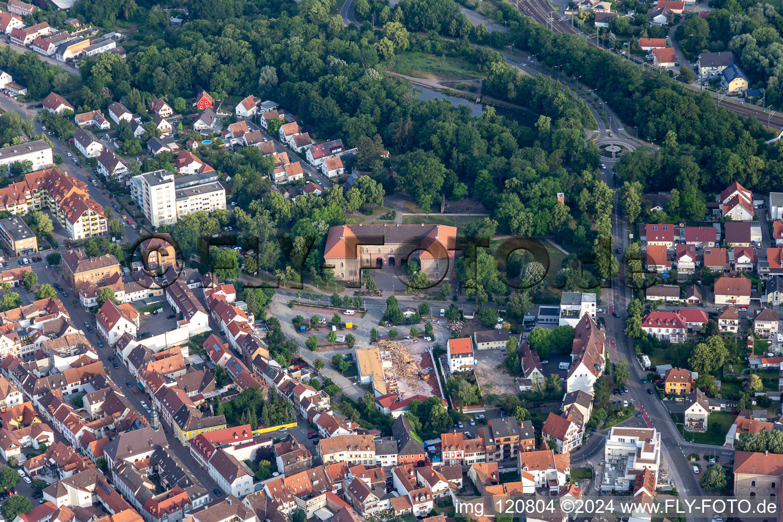 Ludwig Gate in Germersheim in the state Rhineland-Palatinate, Germany