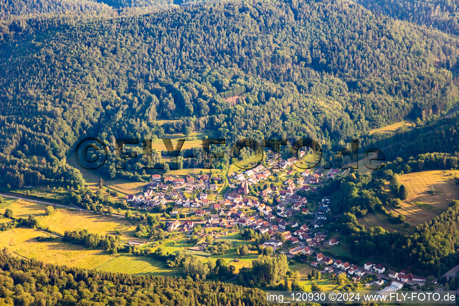 Bobenthal in the state Rhineland-Palatinate, Germany out of the air