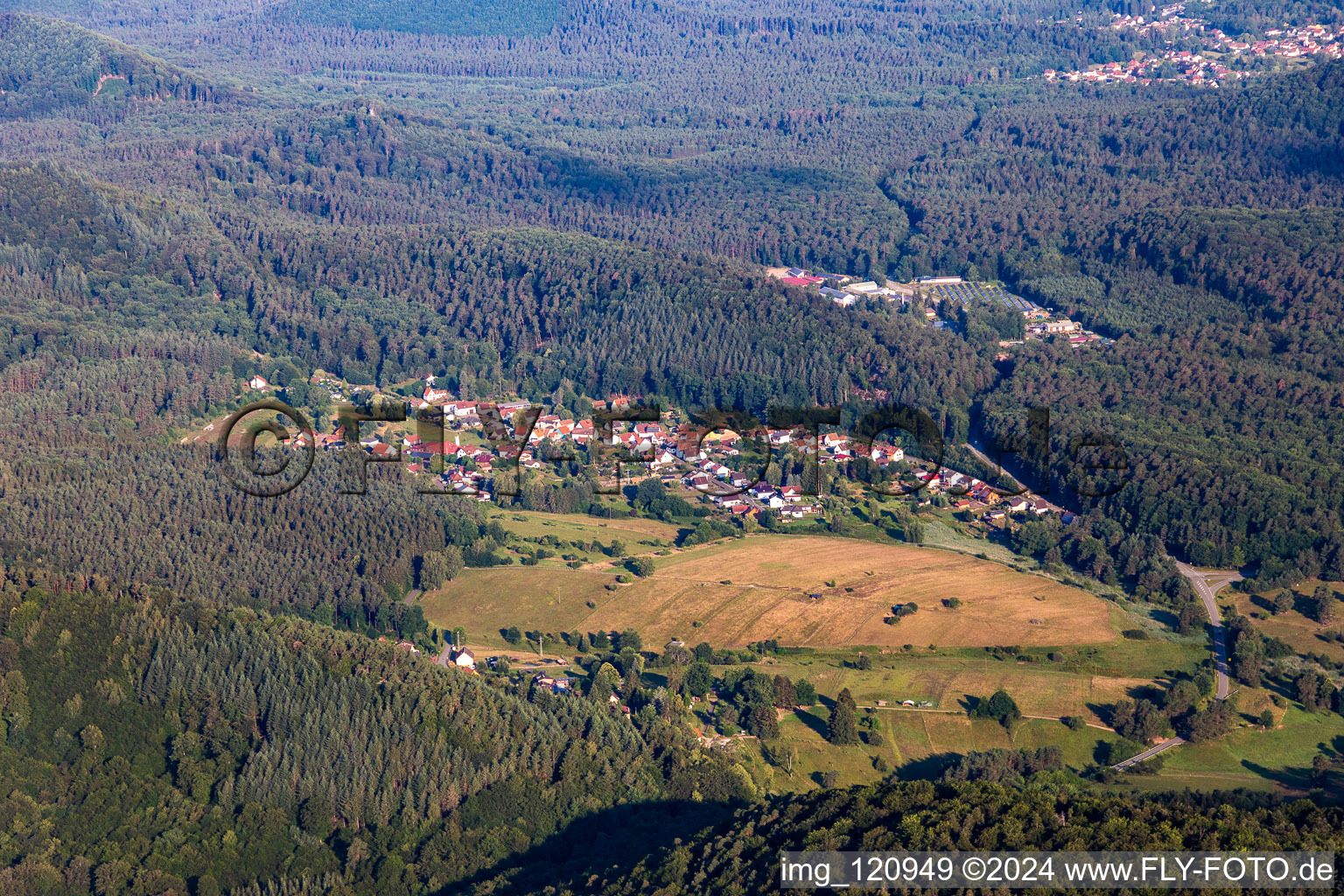 District Petersbächel in Fischbach bei Dahn in the state Rhineland-Palatinate, Germany