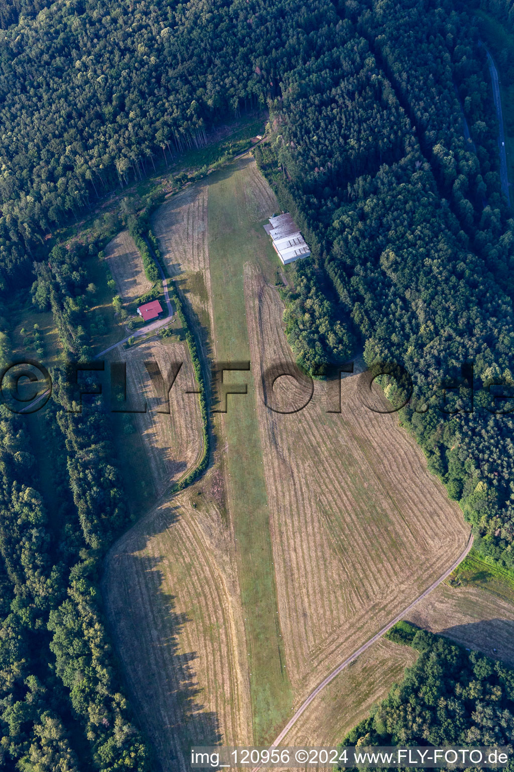 Söller Airfield in Bundenthal in the state Rhineland-Palatinate, Germany