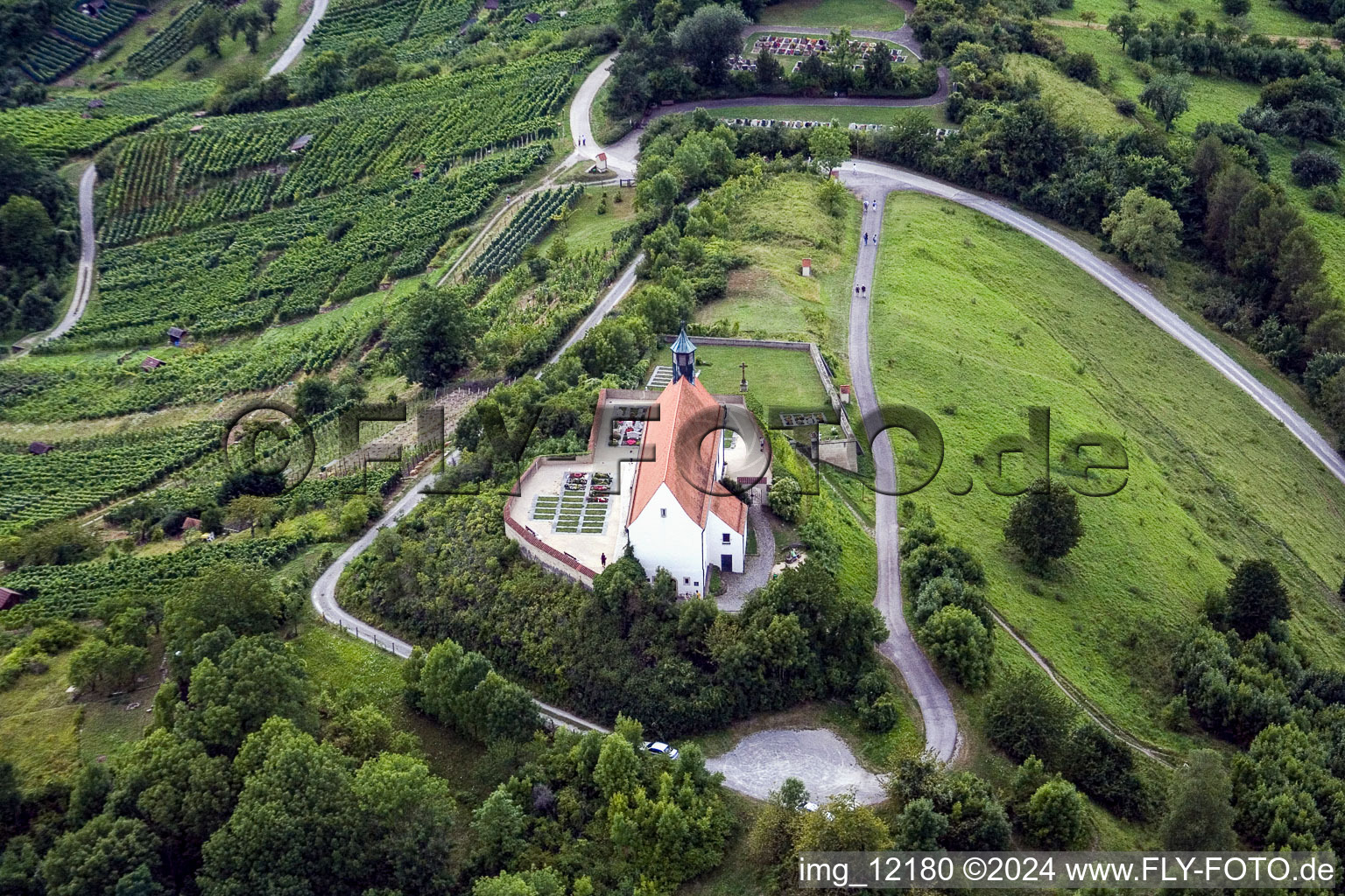 Wurmlinger Chapel in the district Wurmlingen in Rottenburg am Neckar in the state Baden-Wuerttemberg, Germany