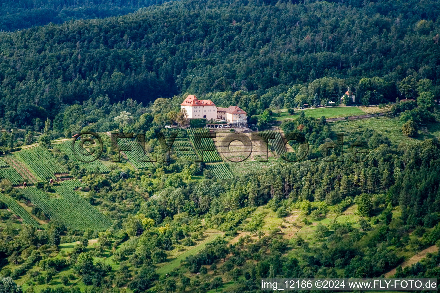 Roseck Castle in the district Unterjesingen in Tübingen in the state Baden-Wuerttemberg, Germany