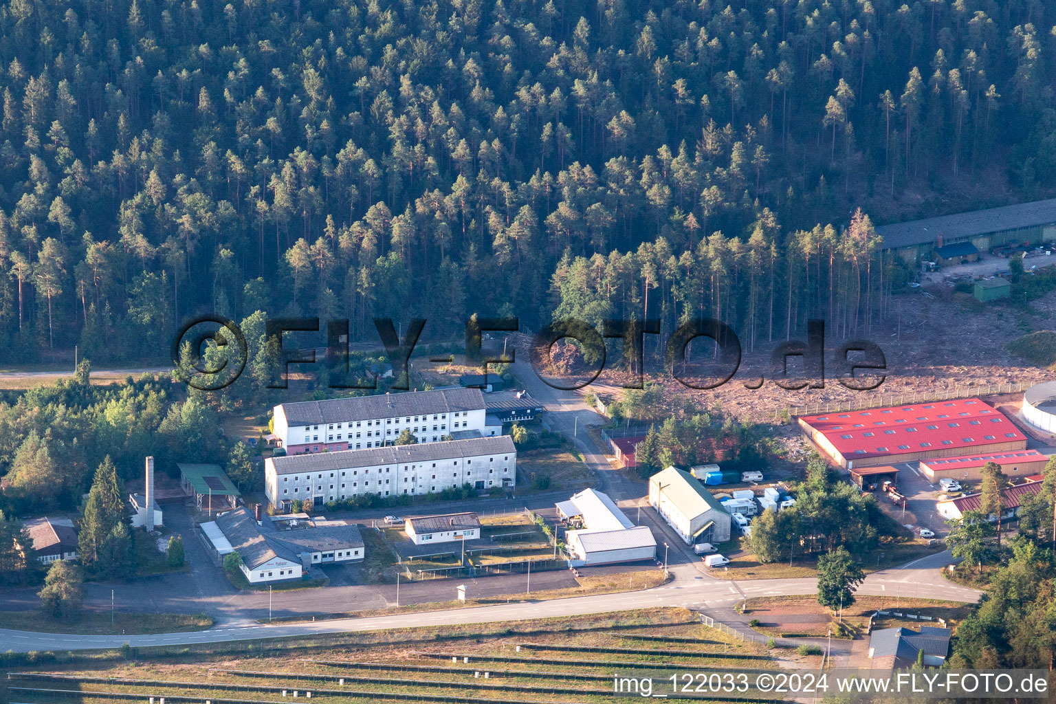 Petersbächel business park in Fischbach bei Dahn in the state Rhineland-Palatinate, Germany