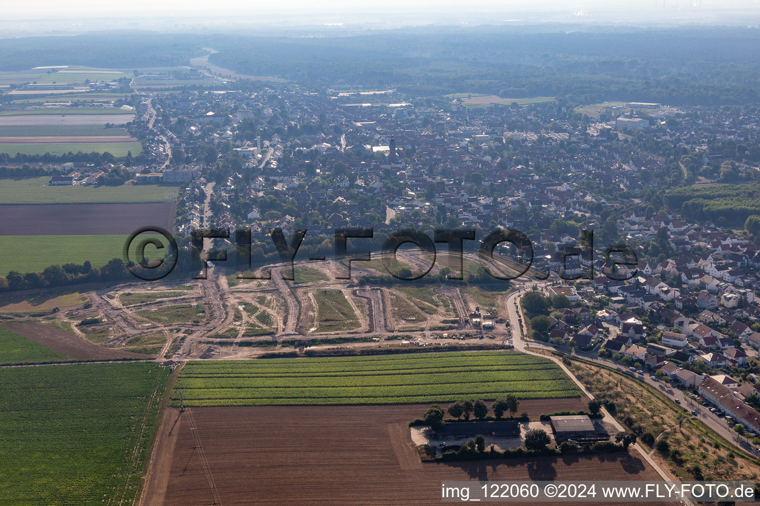 Development area Höhenweg 2 in Kandel in the state Rhineland-Palatinate, Germany