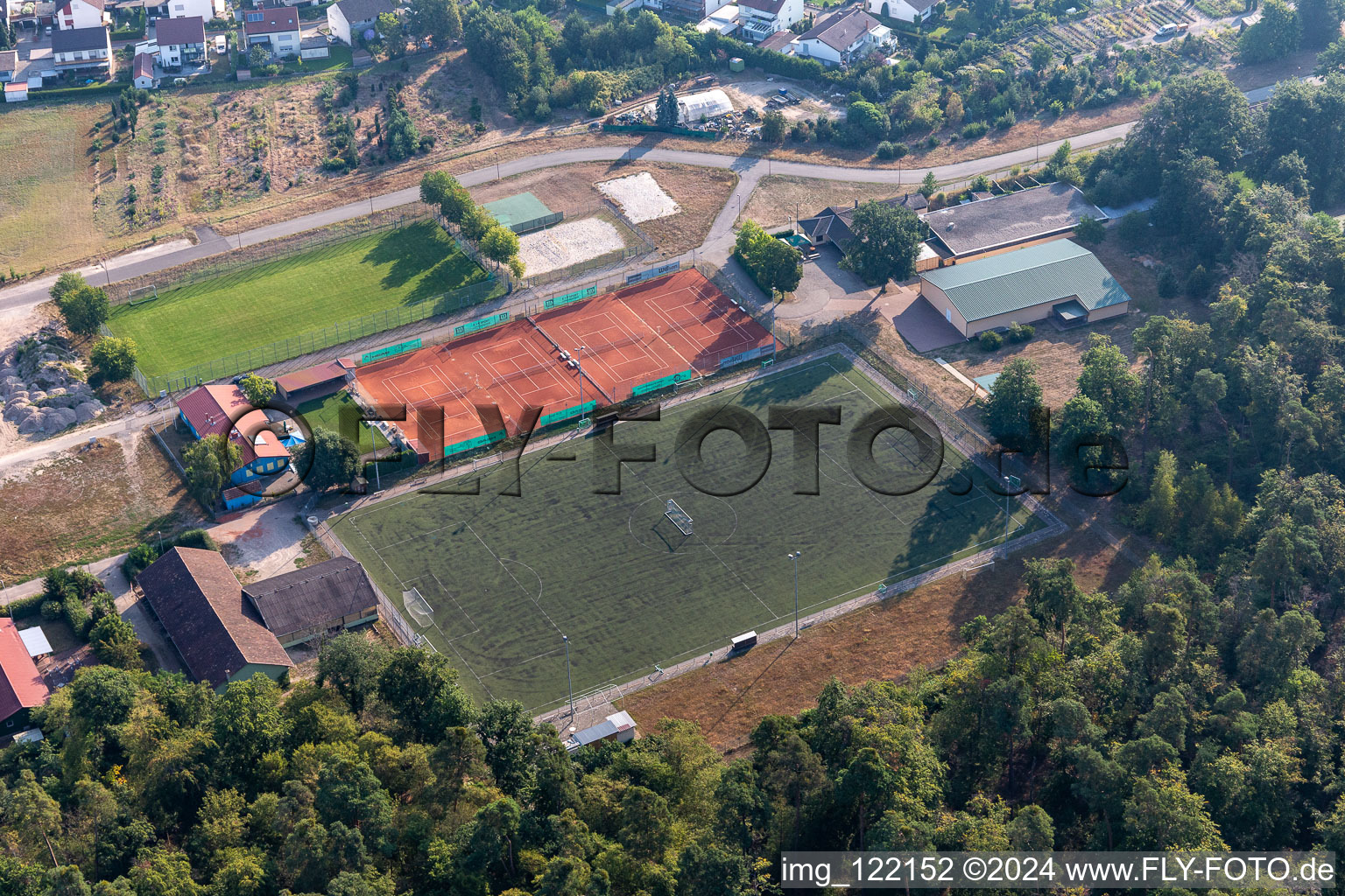 SVO artificial turf pitch in Rheinzabern in the state Rhineland-Palatinate, Germany