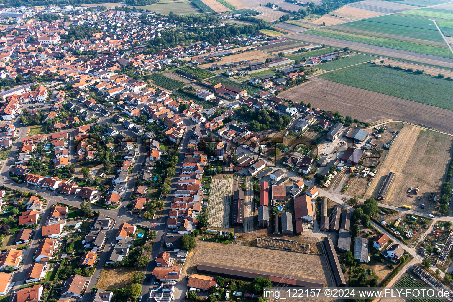 Römerbadstr in Rheinzabern in the state Rhineland-Palatinate, Germany