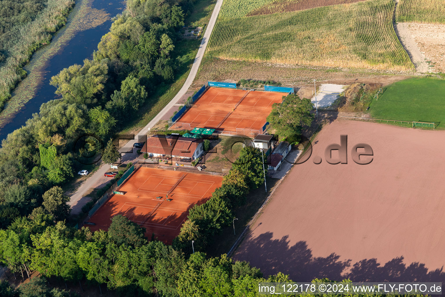 Tennis Club eV in Neupotz in the state Rhineland-Palatinate, Germany