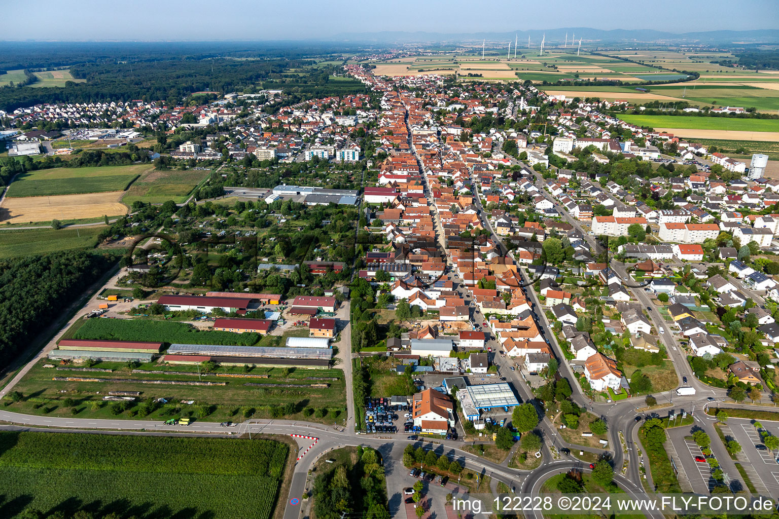 Rheinstr in Kandel in the state Rhineland-Palatinate, Germany