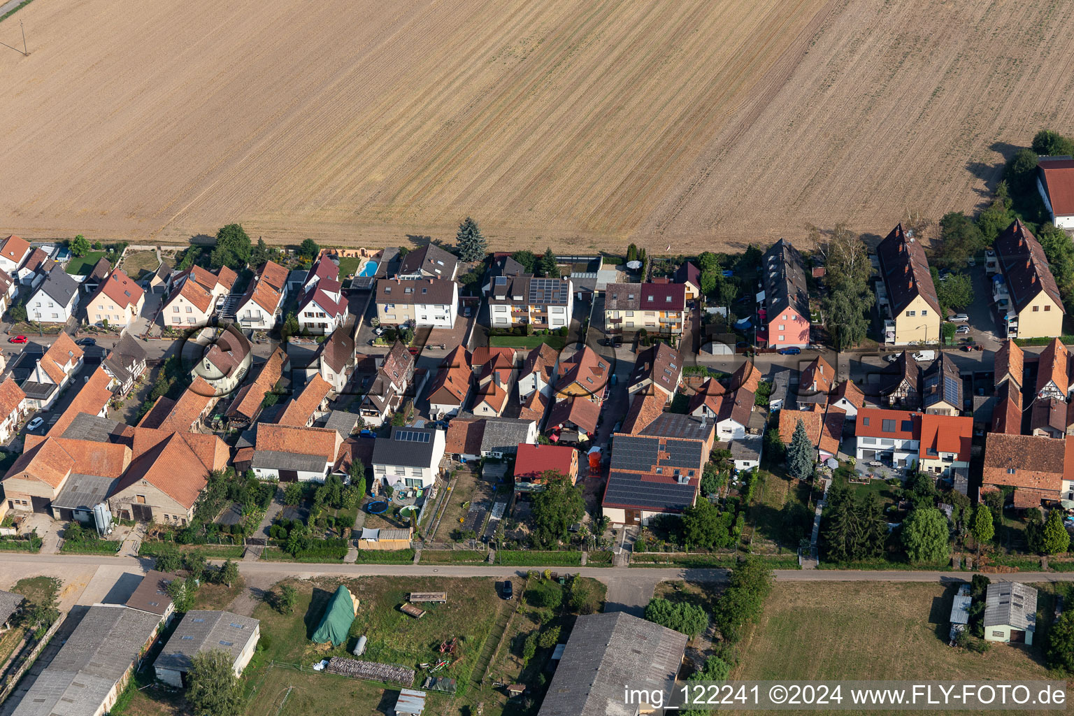 Saarstr in Kandel in the state Rhineland-Palatinate, Germany