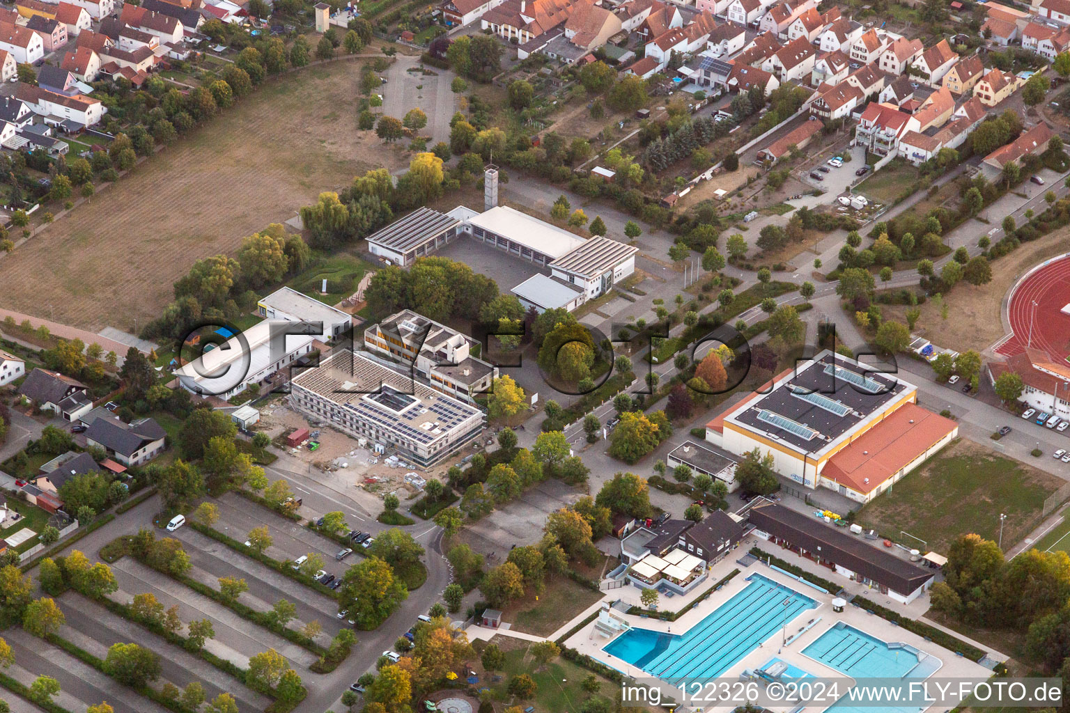 New town hall of VG Offenbach in Offenbach an der Queich in the state Rhineland-Palatinate, Germany