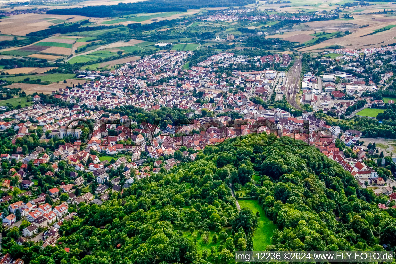 Center in Herrenberg in the state Baden-Wuerttemberg, Germany