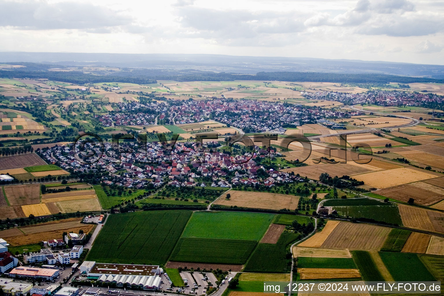 Kuppingen in the district Affstätt in Herrenberg in the state Baden-Wuerttemberg, Germany