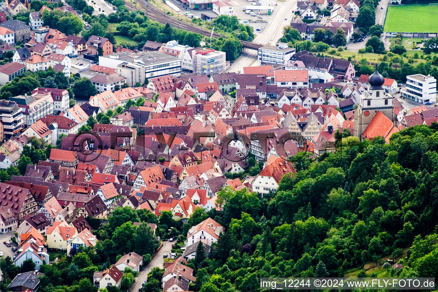 Old Town in Herrenberg in the state Baden-Wuerttemberg, Germany