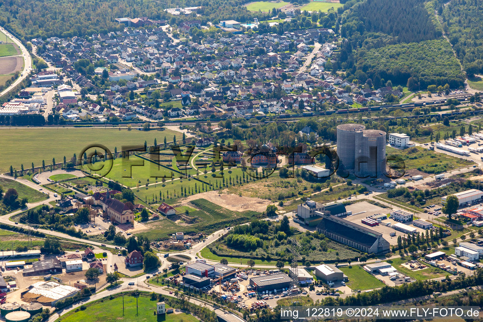 Hermitage in Waghäusel in the state Baden-Wuerttemberg, Germany