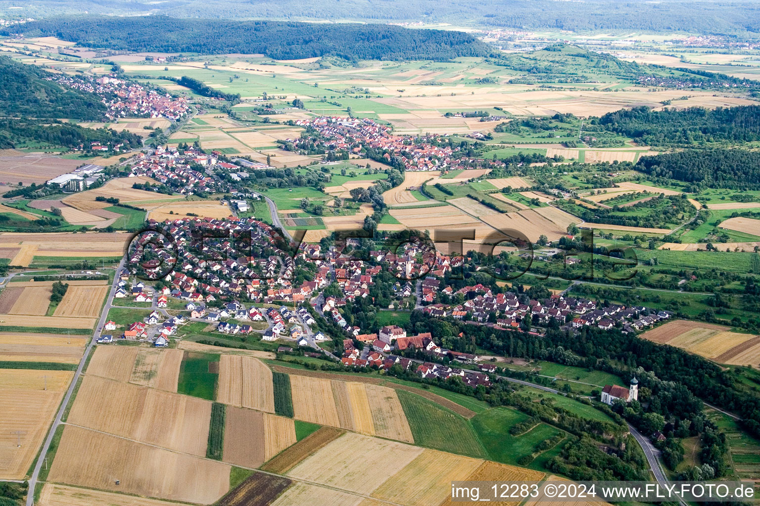 District Poltringen in Ammerbuch in the state Baden-Wuerttemberg, Germany