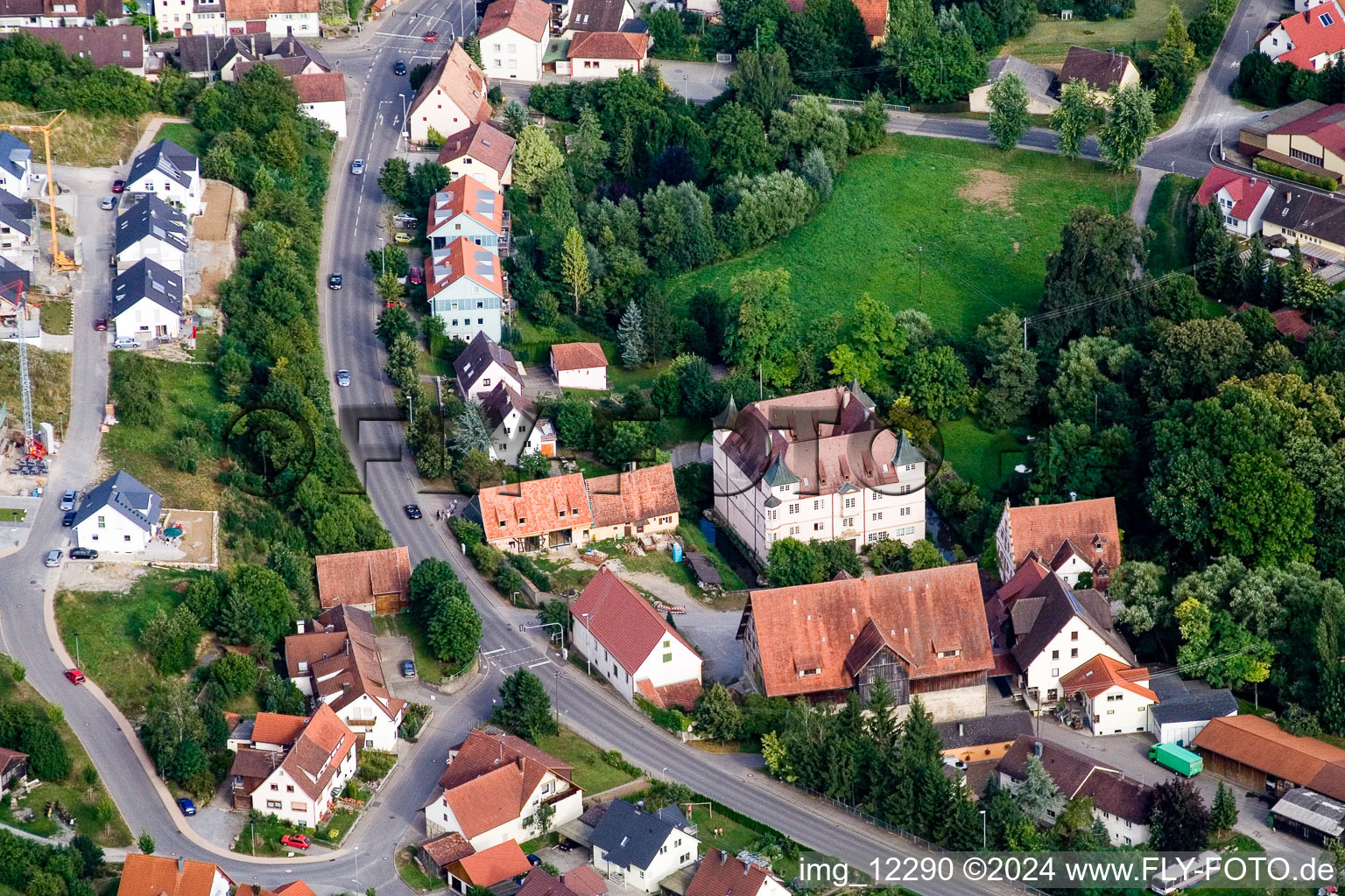 Water castle in the district Poltringen in Ammerbuch in the state Baden-Wuerttemberg, Germany