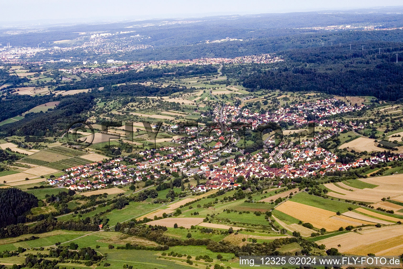 Kettelbachtal nature reserve in Gräfenhausen in the state Baden-Wuerttemberg, Germany