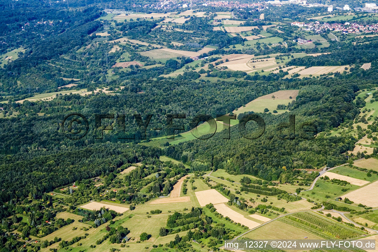 Kettelbachtal Nature Reserve in the district Obernhausen in Birkenfeld in the state Baden-Wuerttemberg, Germany