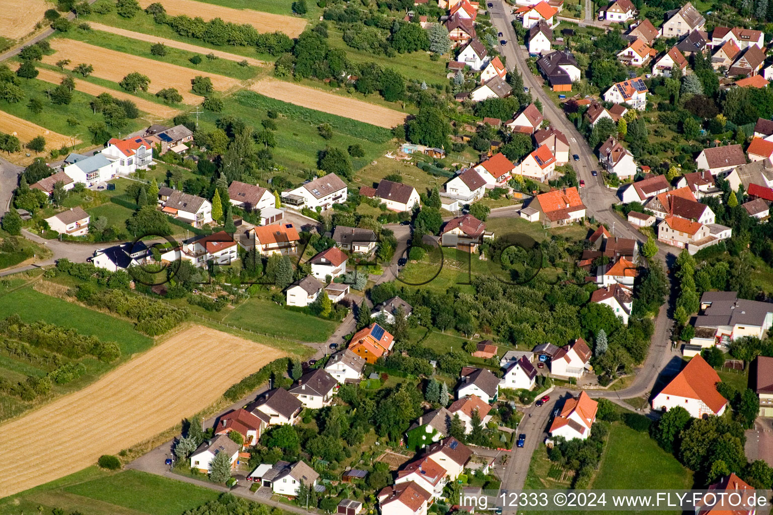 Weinbergstr in the district Gräfenhausen in Birkenfeld in the state Baden-Wuerttemberg, Germany