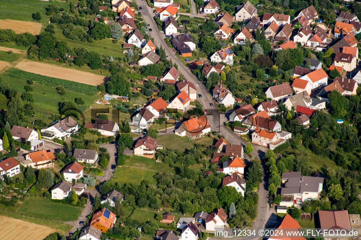 Kelterstr in the district Obernhausen in Birkenfeld in the state Baden-Wuerttemberg, Germany