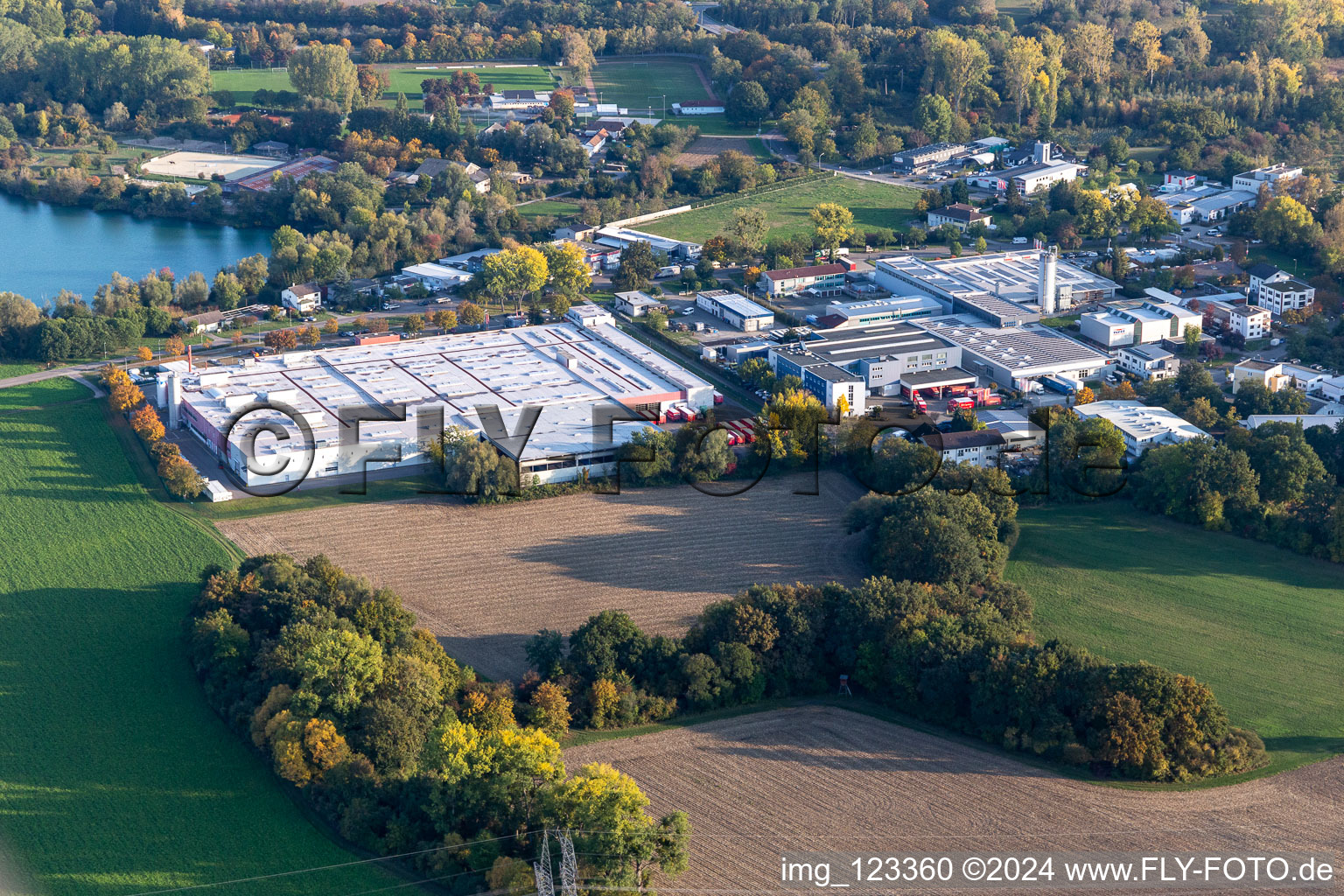 Coca-Cola plant Karlsruhe in the district Neureut in Karlsruhe in the state Baden-Wuerttemberg, Germany