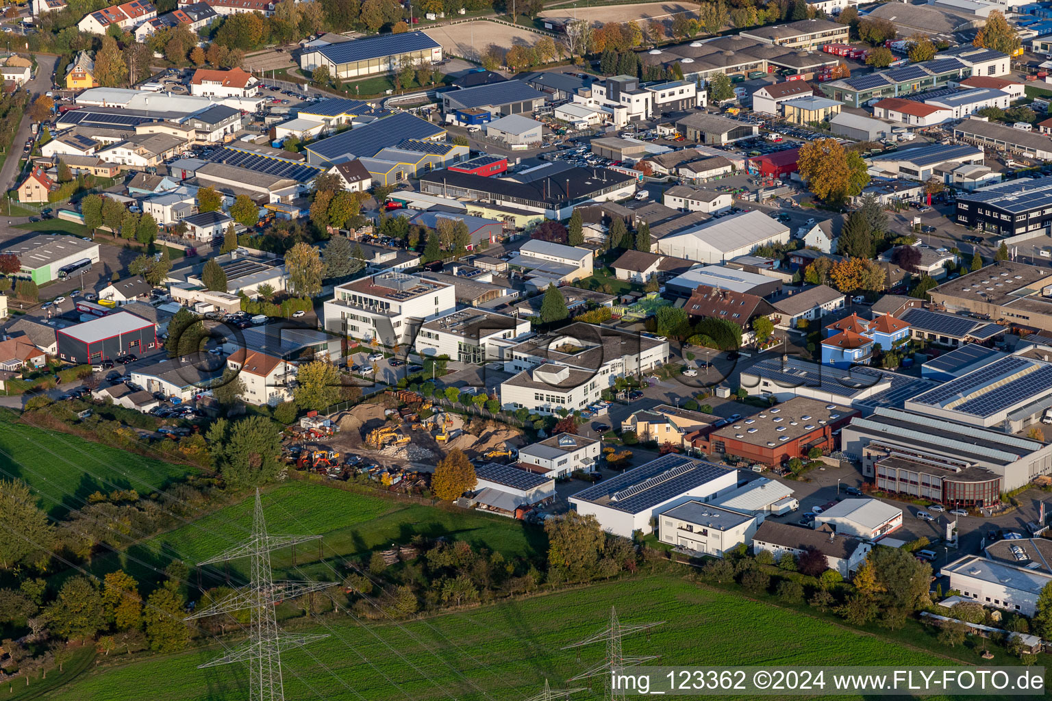 Foundation Church Data Center Southwest Germany in the district Eggenstein in Eggenstein-Leopoldshafen in the state Baden-Wuerttemberg, Germany