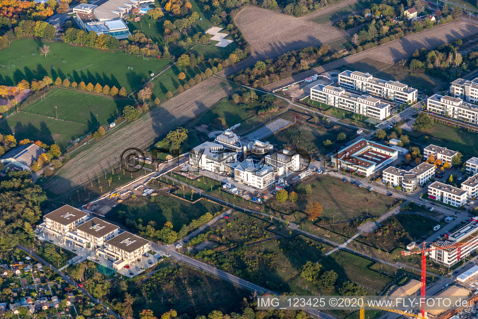 LTC - Linder Technology Campus with Weum GmbH, Systec&Services and Systec&Solutions on Wilhelm-Schickard-Straße in the Technology Park Karlsruhe in the district Rintheim in Karlsruhe in the state Baden-Wuerttemberg, Germany